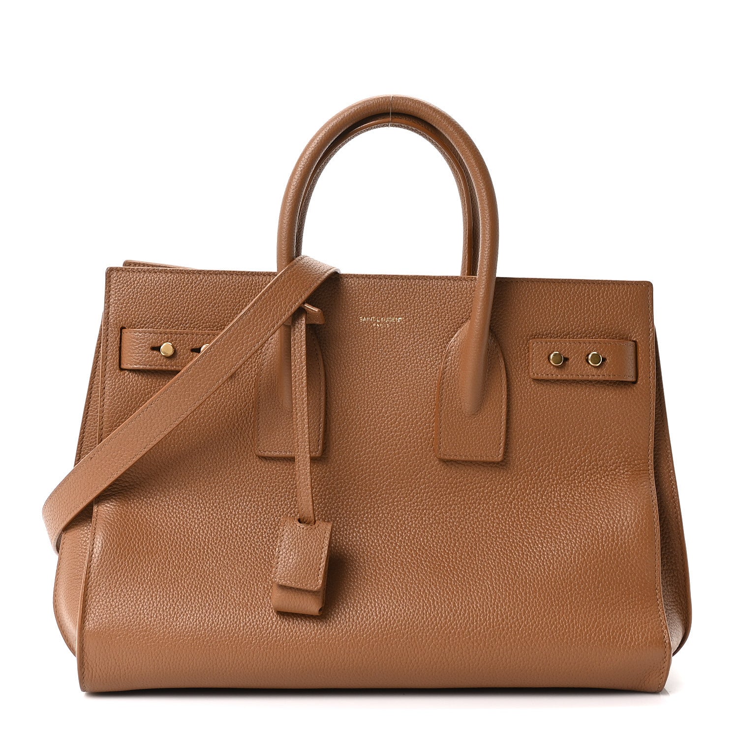 Saint Laurent Grained Calfskin Small Supple Sac De Jour Cinnamon 1 of 10