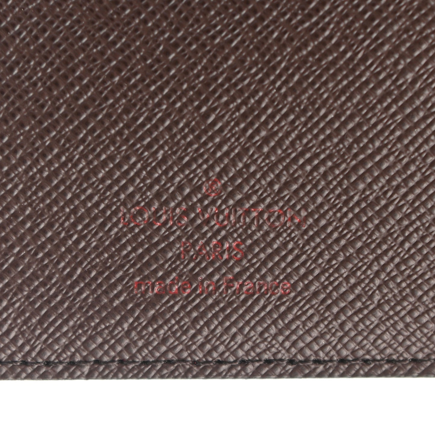 Damier Ebene Small Ring Agenda Cover
