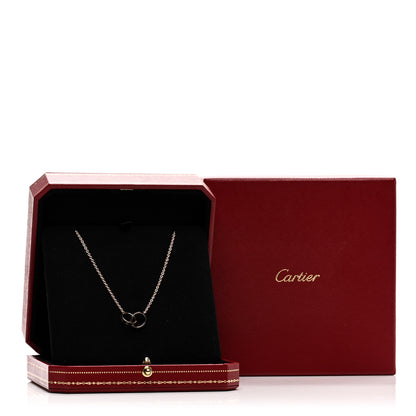 Cartier 18K Pink Gold Interlocking LOVE Necklace 6 of 6