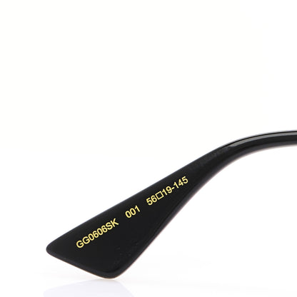 Gucci Cat Eye Sunglasses GG0606SK Black 12 of 14