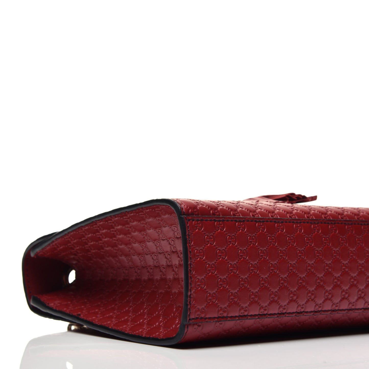 Microguccissima Medium Emily Chain Shoulder Bag Red