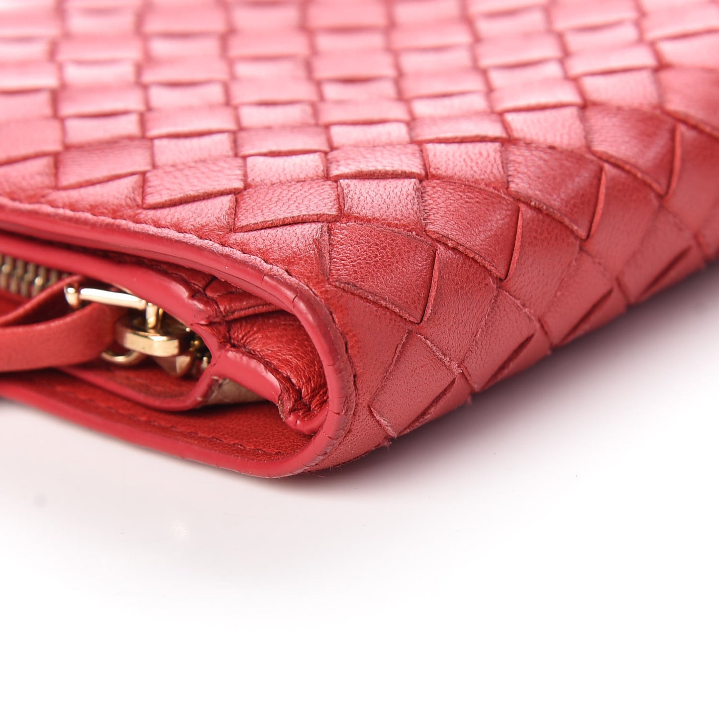 Nappa Intrecciato Continental Snap Wallet