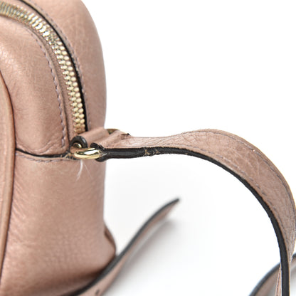 Gucci Metallic Pebbled Calfskin Small Soho Disco Bag Pink 22 of 23