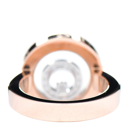 Chopard 18K Rose White Gold Diamond Happy Spirit Ring 55 7.25 4 of 6
