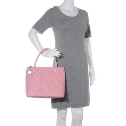 Chanel Caviar Medallion Tote Pink 2 of 8