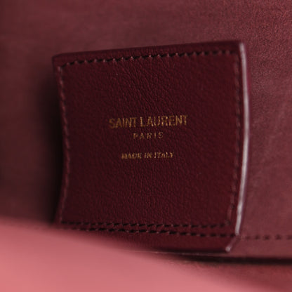 Saint Laurent Calfskin Large Shopping Tote Deep Carmin 6 of 15