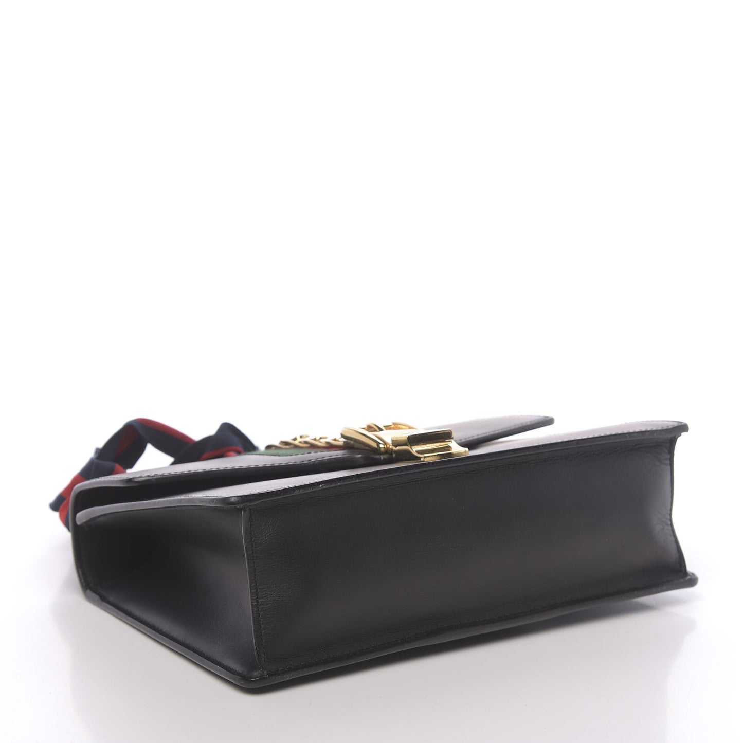 Calfskin Small Sylvie Shoulder Bag Black