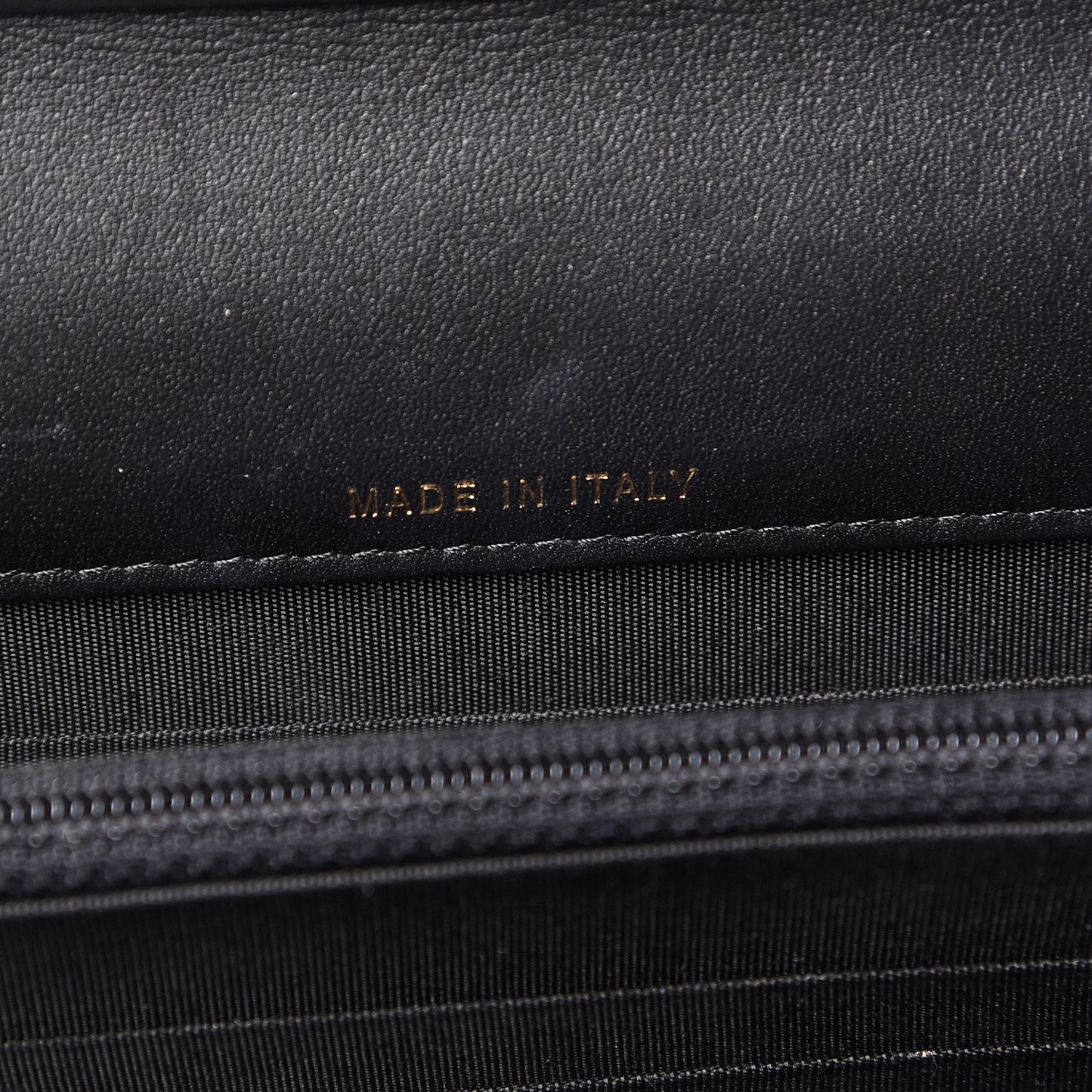 Calfskin Quilted Boy Square Wallet on Chain WOC Black