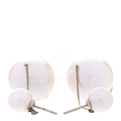 Chanel Pearl CC Chain Drop Earrings Gold 3 of 6