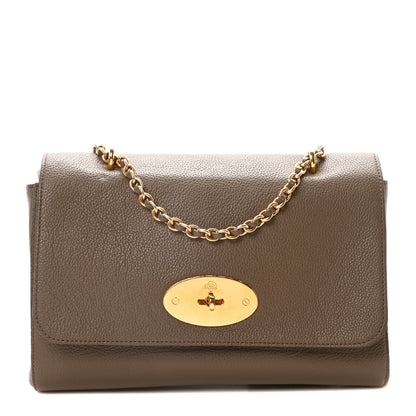 Mulberry Small Classic Grain Calfskin Medium Lily Flap Clay 1 of 10