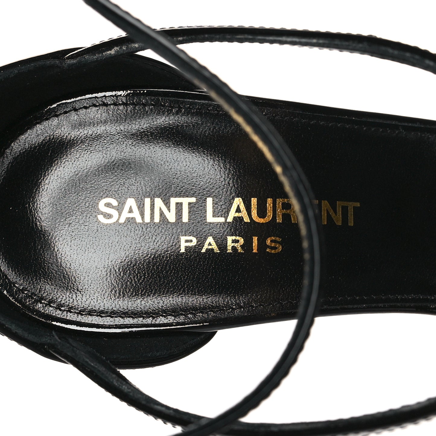 Patent Cassandra 100 Sandals 38.5 Black