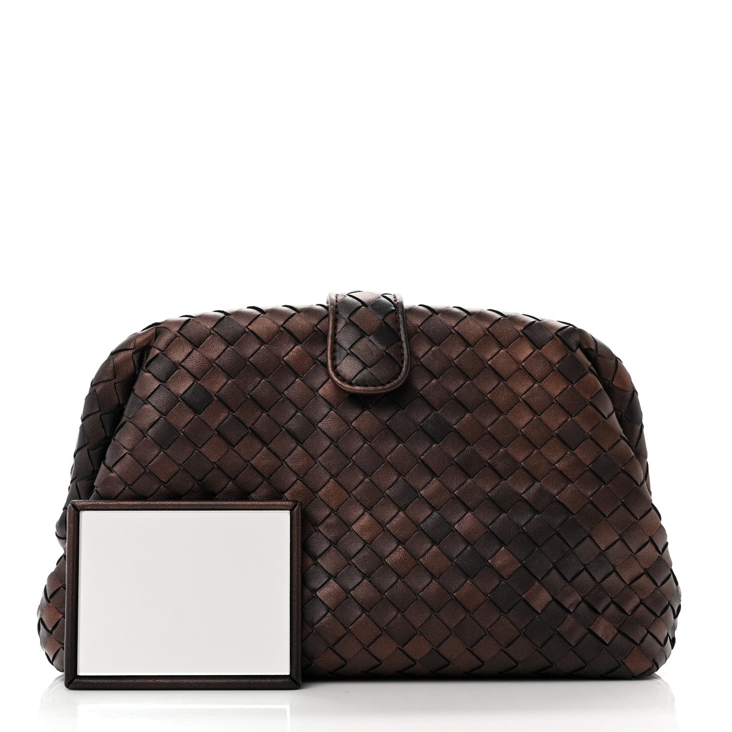Bottega Veneta Nappa Intrecciato The Lauren 1980 Clutch Dark Bronze 3 of 7