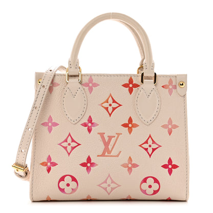 Louis Vuitton Empreinte Monogram Onthego BB Sunrise Aquarelle 1 of 8