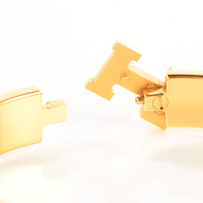 Hermes Enamel Narrow Clic Clac H Bracelet GM Orange 5 of 5
