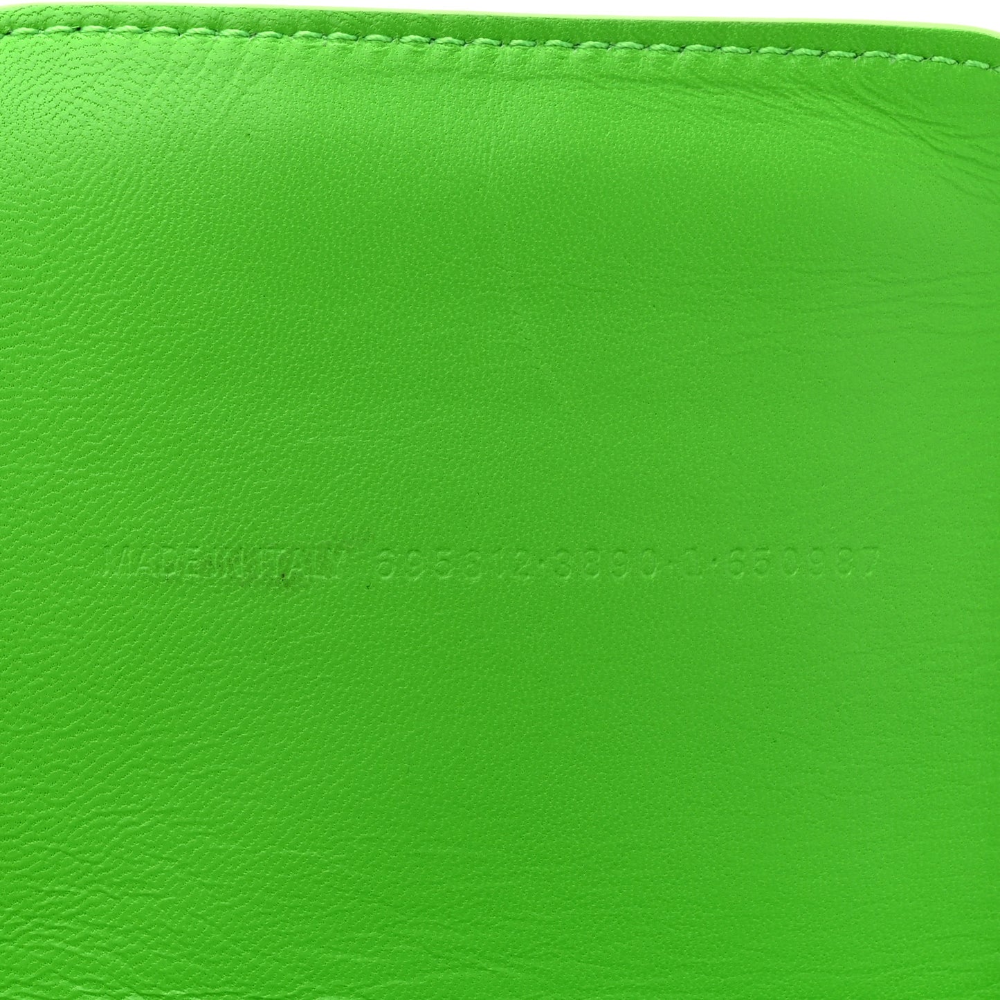 Nylon Lambskin Woven Small Ibiza Basket With Strap Green
