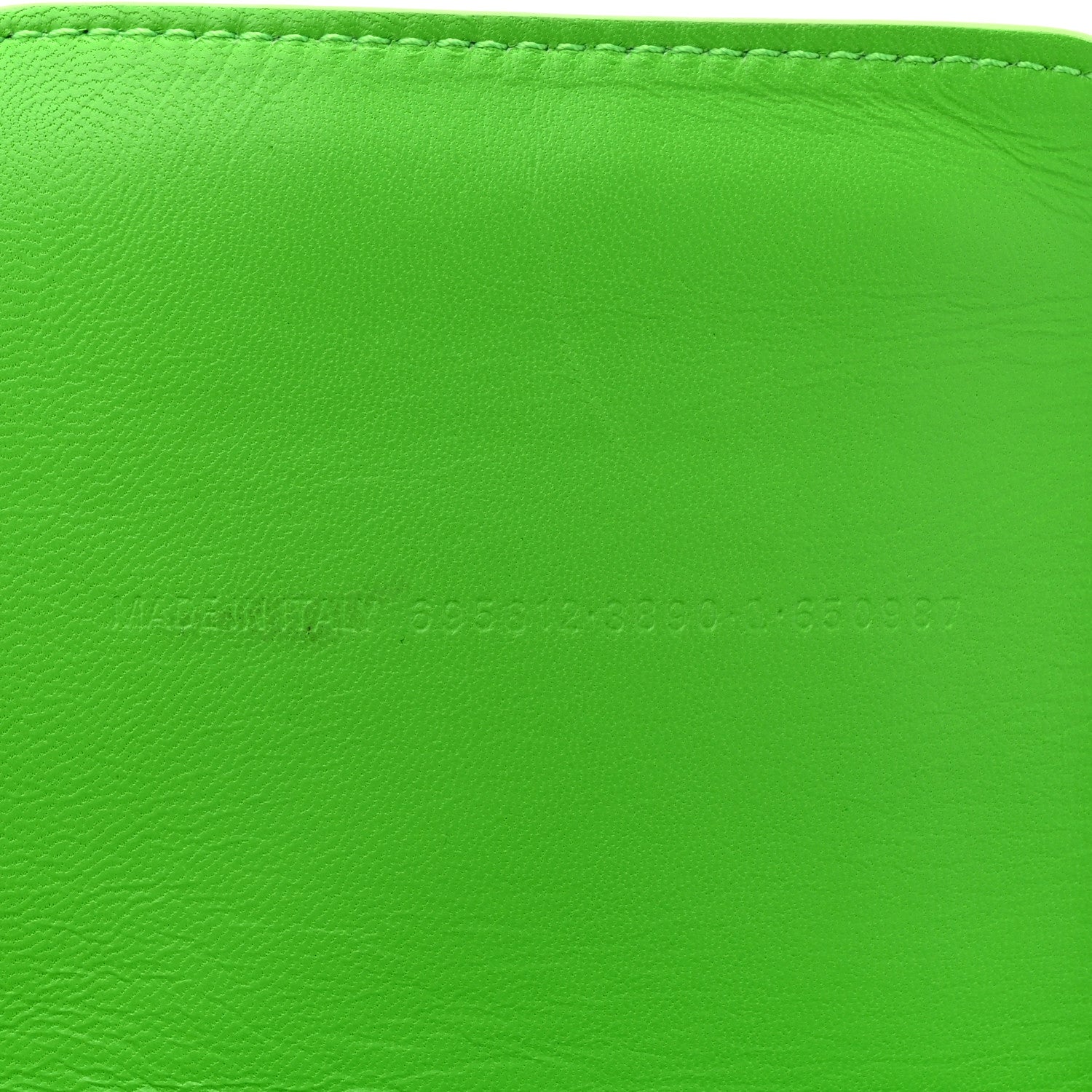Balenciaga Nylon Lambskin Woven Small Ibiza Basket With Strap Green 7 of 10