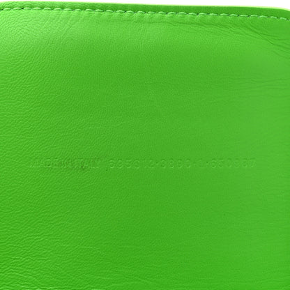 Balenciaga Nylon Lambskin Woven Small Ibiza Basket With Strap Green 7 of 10