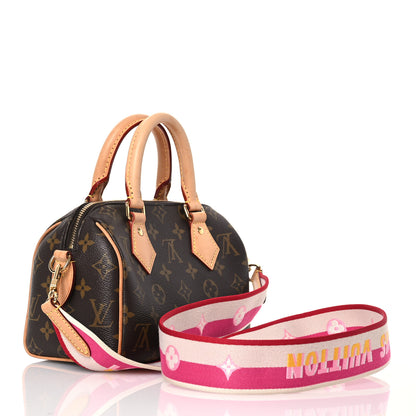 Louis Vuitton Monogram Speedy Bandouliere 20 Fuchsia 3 of 14