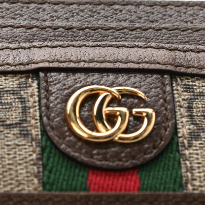 Gucci GG Supreme Monogram Ophidia Card Holder Brown 8 of 10