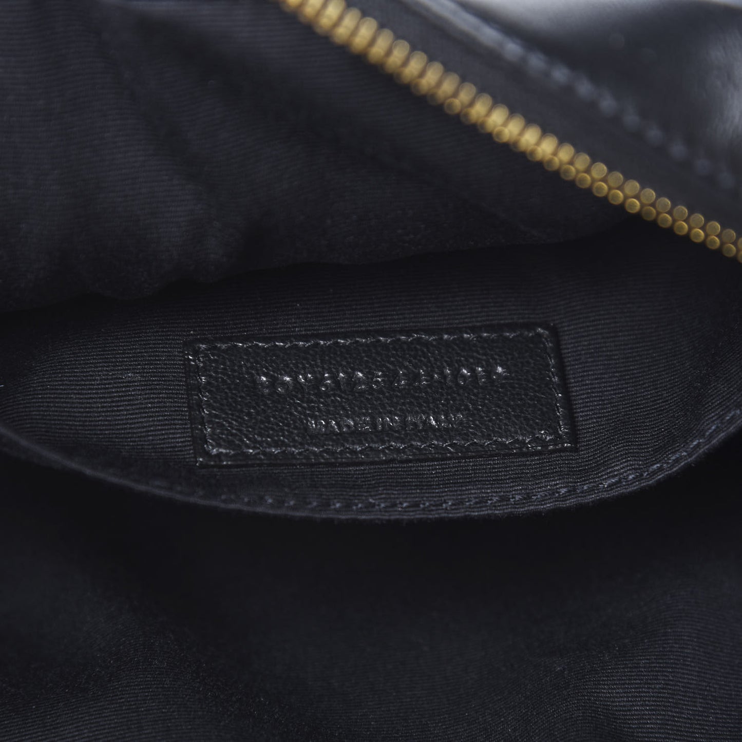Calfskin Matelasse Monogram Lou Camera Bag Black