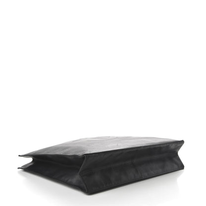 Chanel Lambskin CC Tote Black 4 of 10
