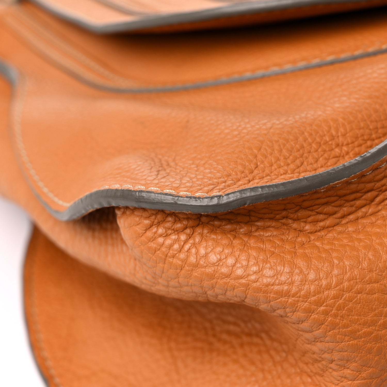 Chloe Calfskin Medium Marcie Satchel Brown Sugar 8 of 18