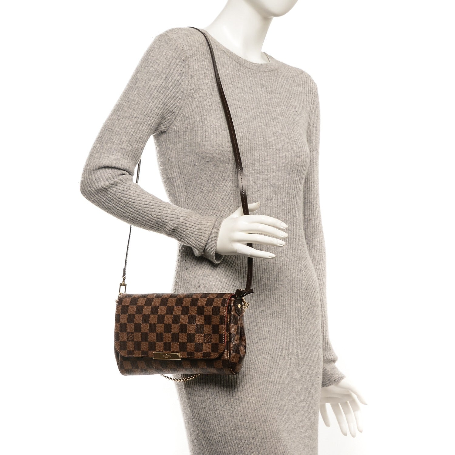 Louis Vuitton Damier Ebene Favorite MM 2 of 7