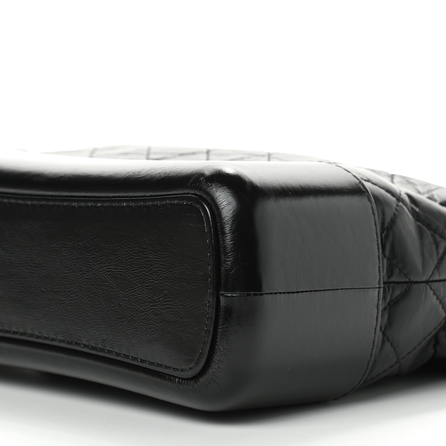 Chanel Aged Calfskin Quilted Medium Gabrielle Hobo Black 7 of 10