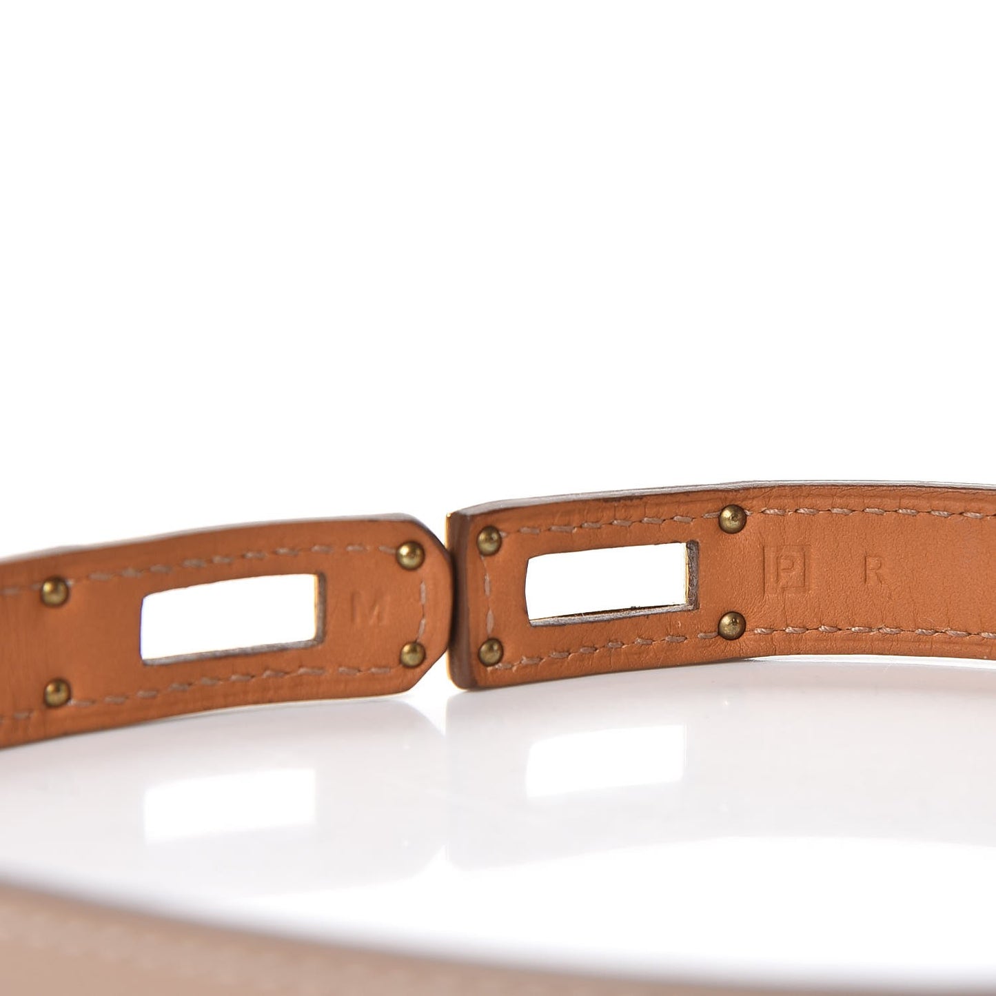 Tadelakt Kelly Double Tour Bracelet M Argile