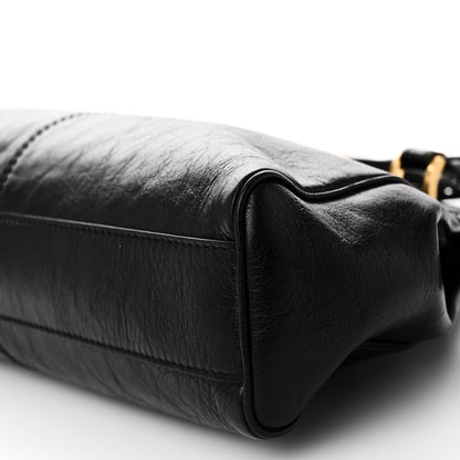 Gucci Calfskin Medium Re(Belle) Top Handle Bag Black 10 of 12