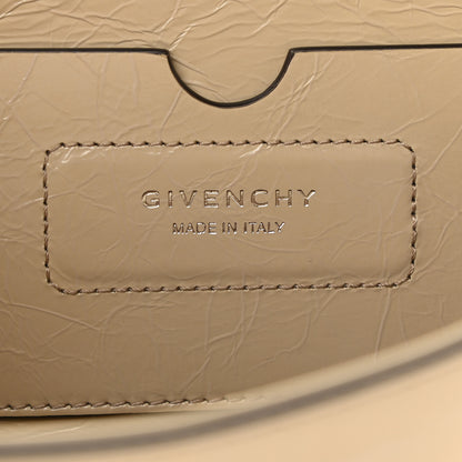 Givenchy Creased Patent Calfskin Medium ID Flap Beige 6 of 11