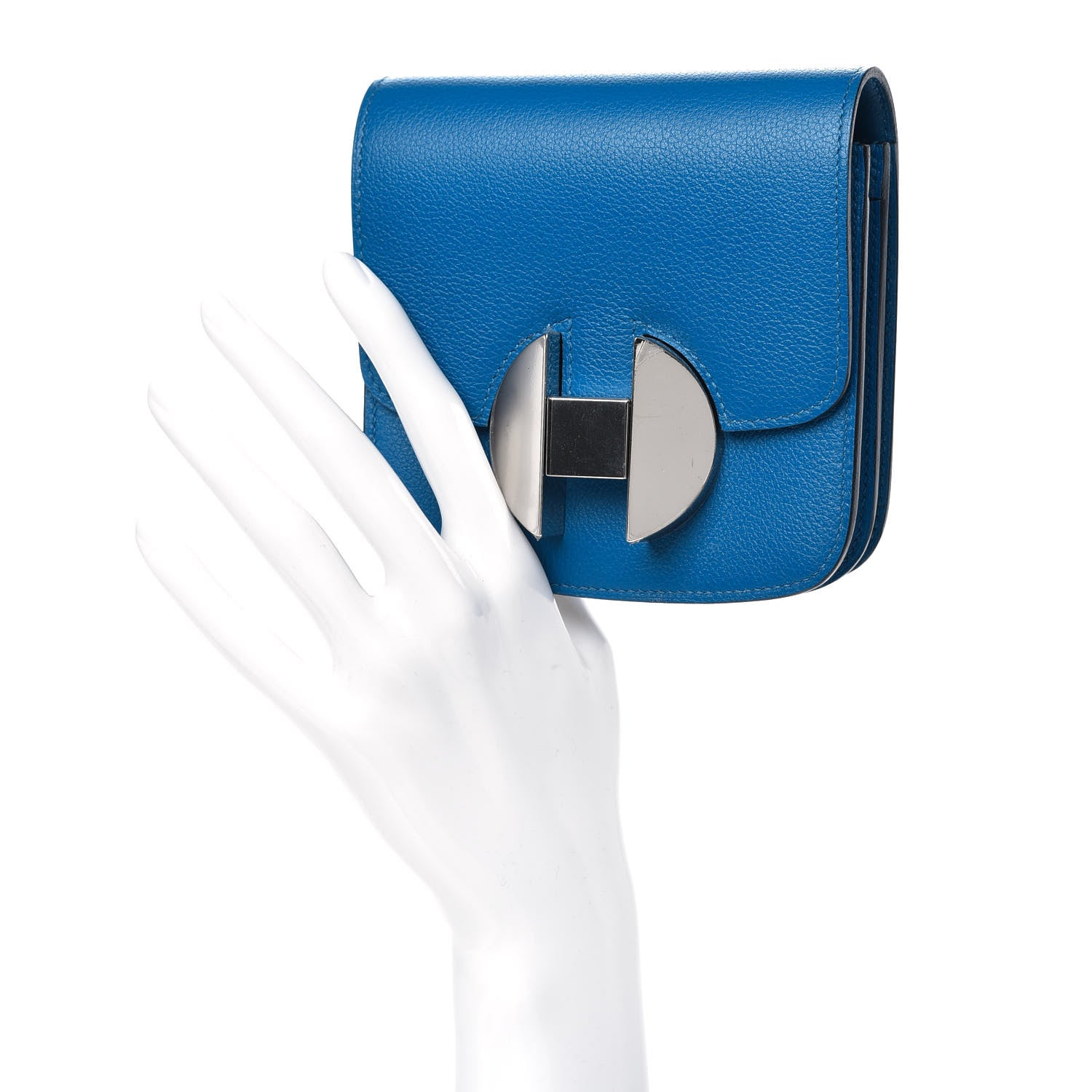 Hermes Evercolor 2002 Wallet Bleu Zellige 2 of 8