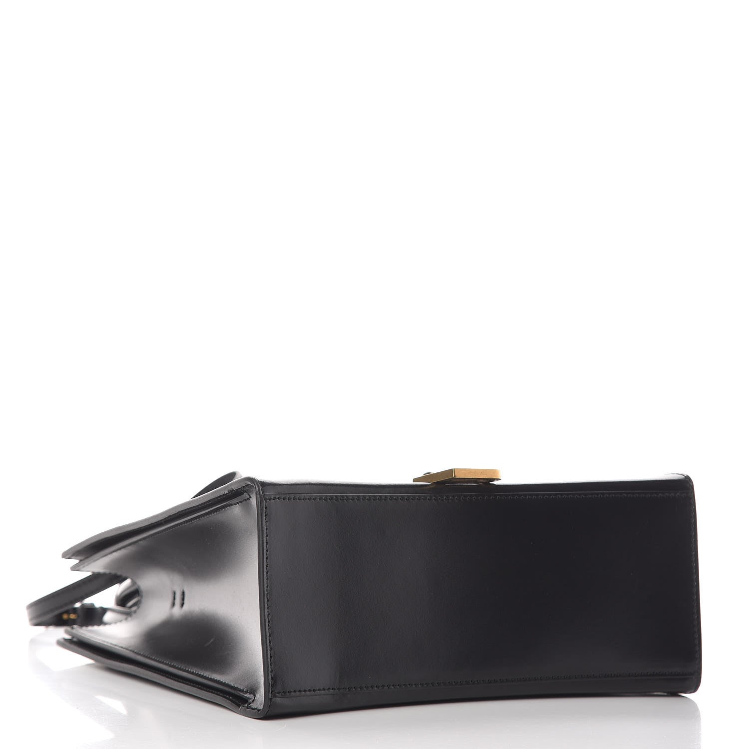 Balenciaga Shiny Box Calfskin Hourglass Tote Black 4 of 12