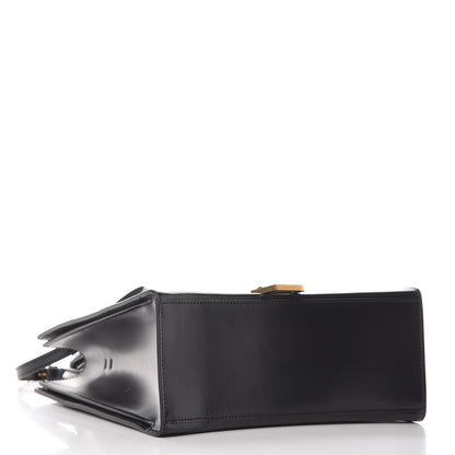 Balenciaga Shiny Box Calfskin Hourglass Tote Black 4 of 12