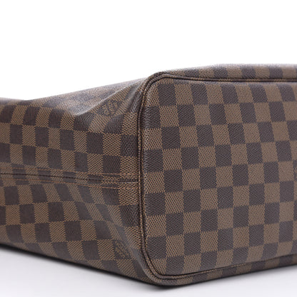 Louis Vuitton Damier Ebene Neo Neverfull MM Rose Ballerine 8 of 9