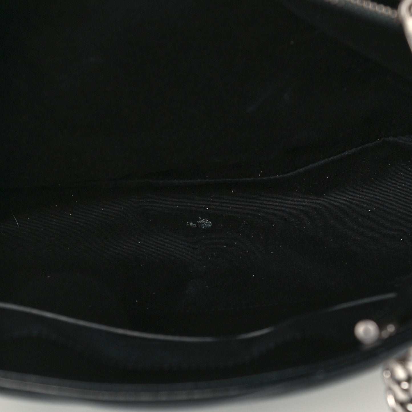 Calfskin Y Quilted Monogram Large Loulou Shopper Black