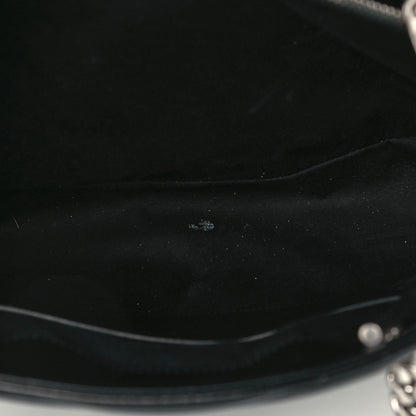 Saint Laurent Calfskin Y Quilted Monogram Large Loulou Shopper Black 9 of 12