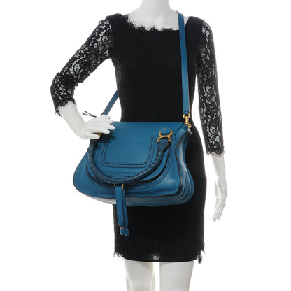 Chloe Calfskin Medium Marcie Hobo Laguna Blue 2 of 7