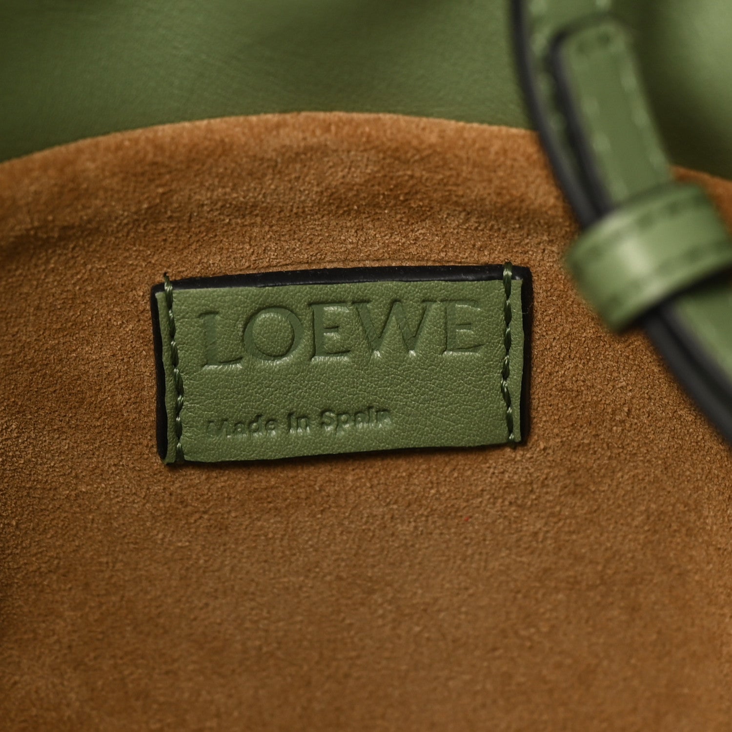 Loewe Nappa Flamenco Knot Clutch Rosemary 6 of 9