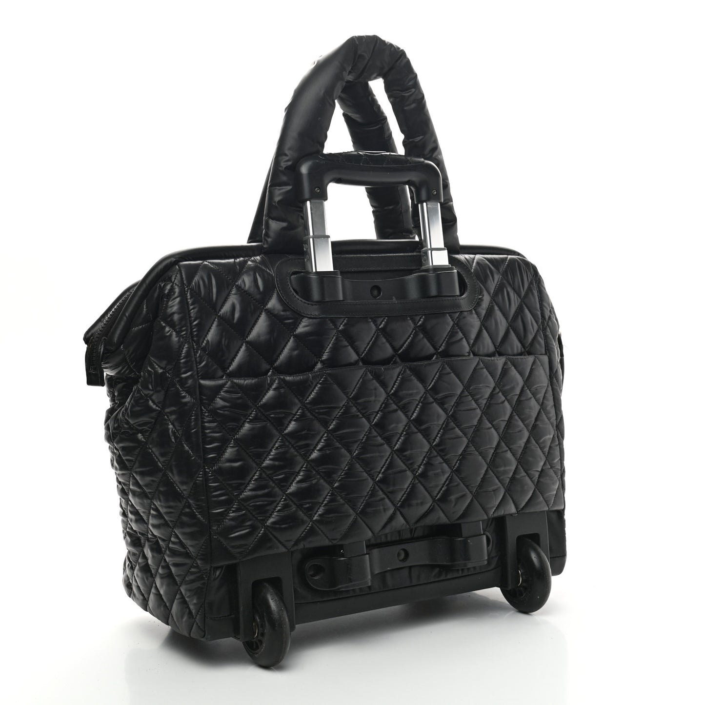 Nylon Quilted Coco Cocoon Trolley Black