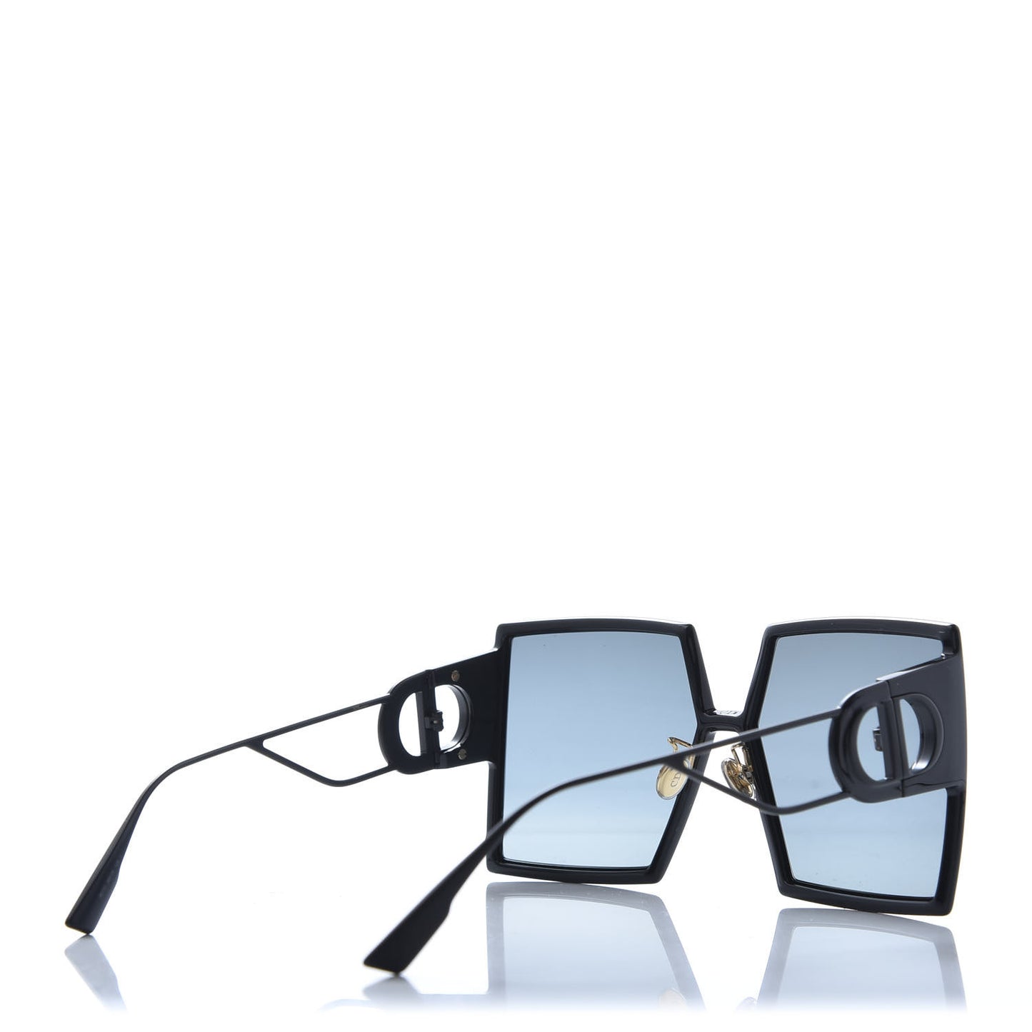 Square 30 Montaigne Sunglasses Black