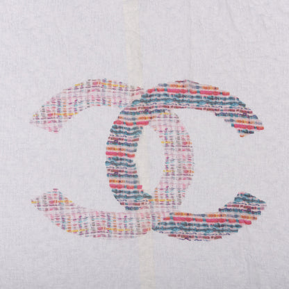 Chanel Cashmere Silk CC Stole Multicolor 2 of 3