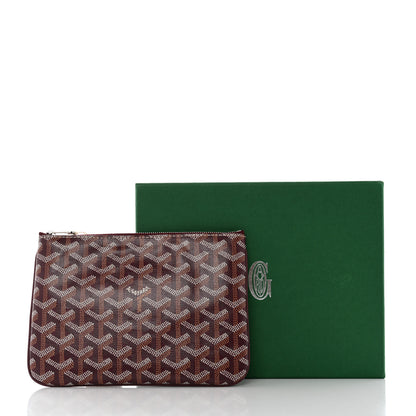 Goyard Goyardine Senat Pochette PM Burgundy 8 of 8