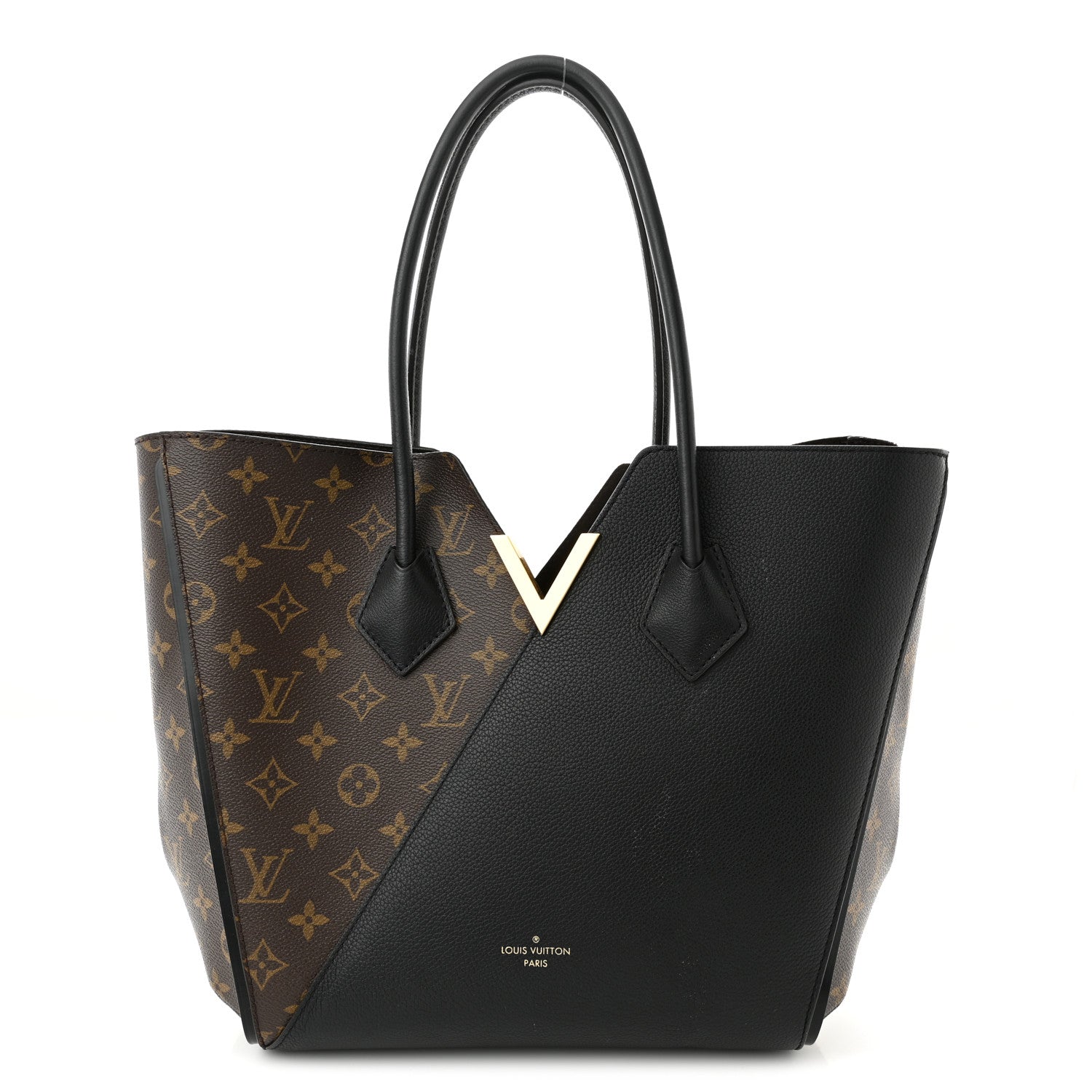 Louis Vuitton Calfskin Monogram Kimono Tote Black 1 of 14