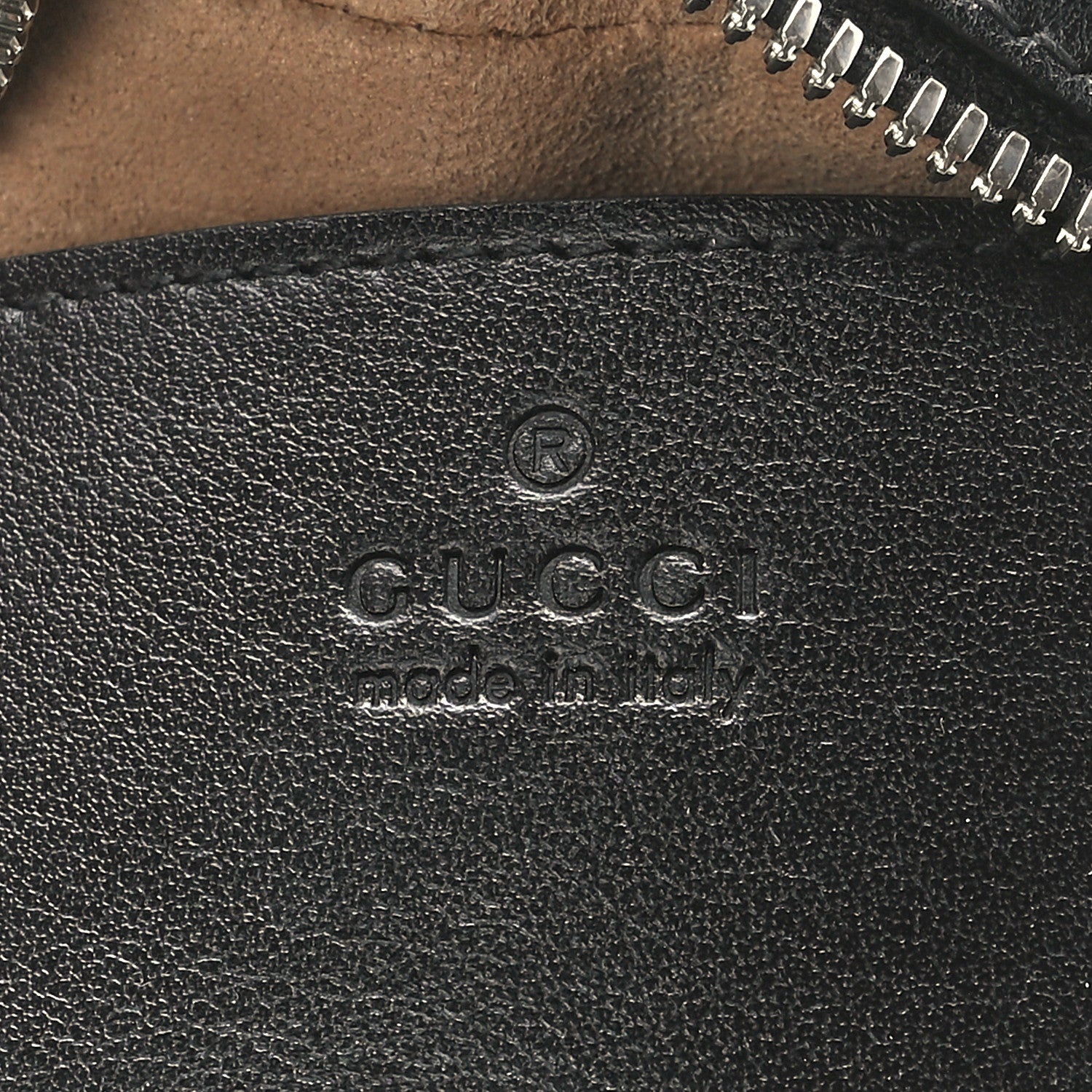 Gucci Calfskin Matelasse Aria Small GG Marmont Chain Shoulder Bag Black 6 of 12