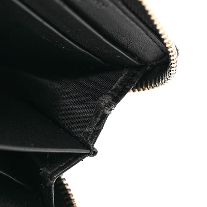 Givenchy Textured Coated Canvas Iconic Bambi Print Mini Zip Wallet Black 13 of 17