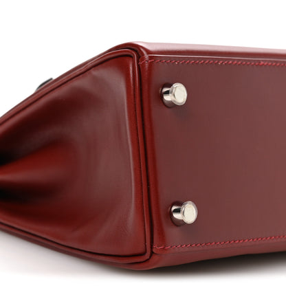 Hermes Box Kelly Retourne 25 Rouge H 9 of 11