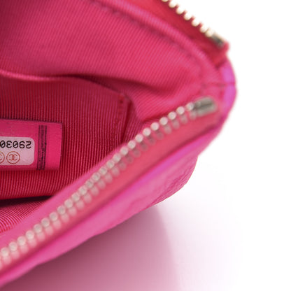 Chanel Goatskin Quilted Medium Reissue Cosmetic Case Pink 7 of 10