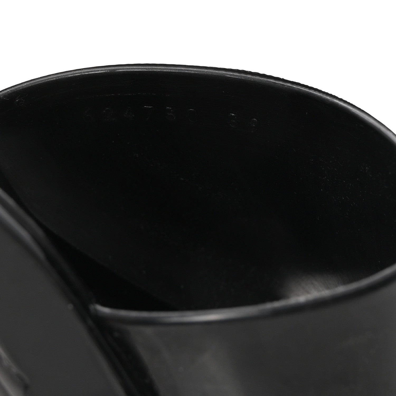 Gucci Rubber Gucci Logo Womens Platform 20/60mm Slide Sandals 39 Black 9 of 10