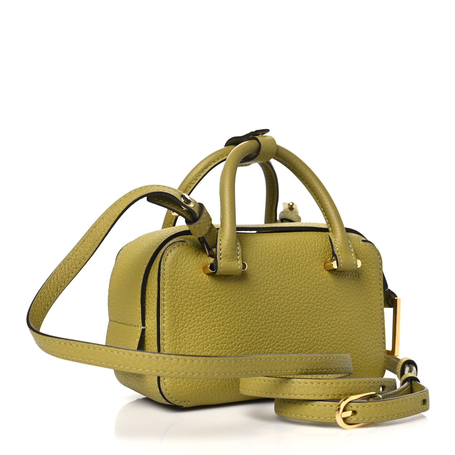 Delvaux Taurillon Soft Nano Cool Box Satchel Kiwi 3 of 9